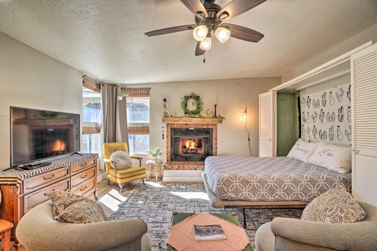 Central Williams Studio With Fireplace On Route 66!アパートメント エクステリア 写真